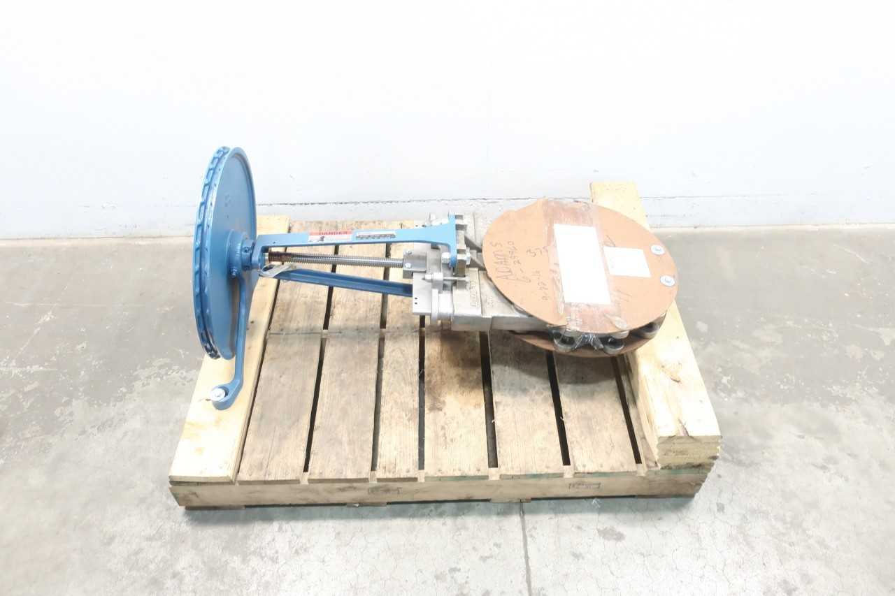 DEZURIK 9666264R001 LUGGED MANUAL 150 STAINLESS 12IN KNIFE GATE VALVE - KNIFE GATE VALVE