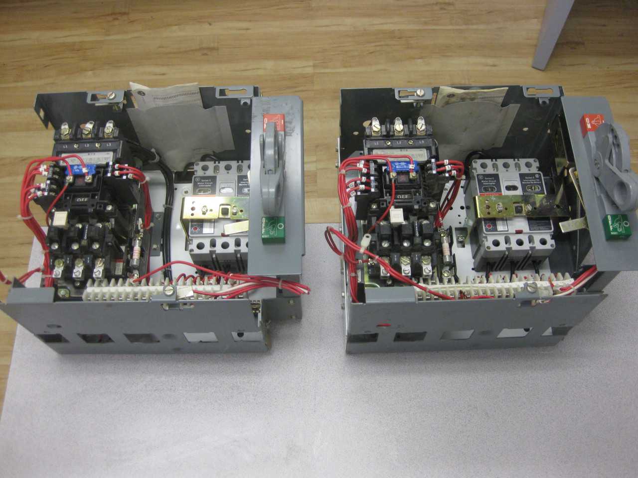 Allen Bradley MCC buckets 50A BREAKERS SIZE 2 STR  QTY 2 - MOTOR CONTROL CENTERS