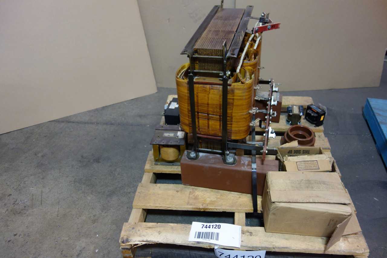 1 PALLET OF ASSORTED AC VOLTAGE TRANSFORMERS, AMP CURRENT TRANSFORMER- RELIANCE, WESTINGHOUSE, HAMMOND - CONTROL TRANSFORMERS
