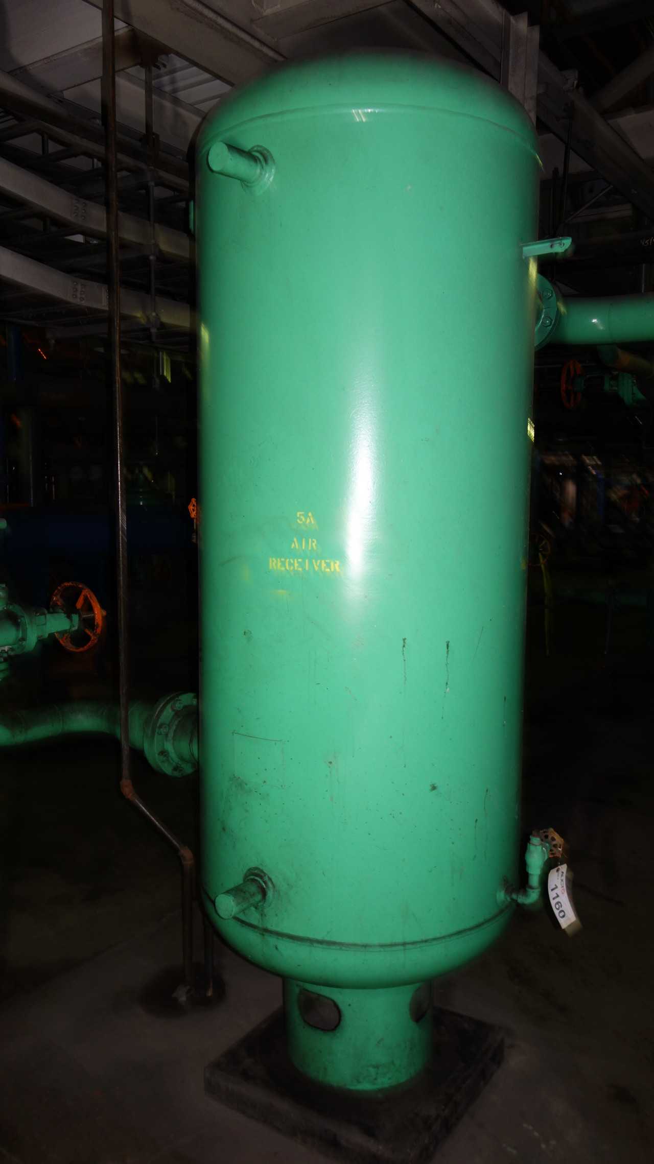 COMPRESSED AIR RECEIVER TANK 5A APPROX 300 GAL - PROCESS EQUIPMENT