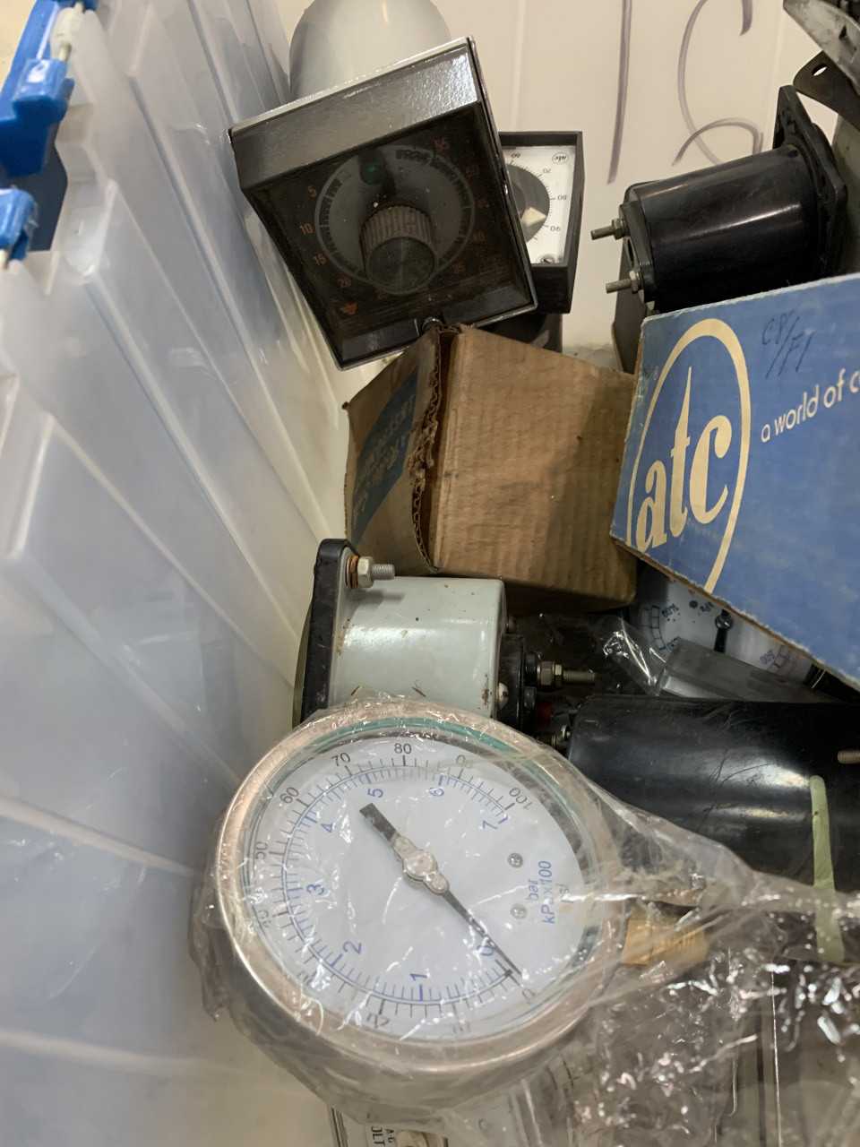 LOT OF ASSORTED TIMERS AND PANEL METERS ATC EAGLE SIGNAL - MISCELLANEOUS