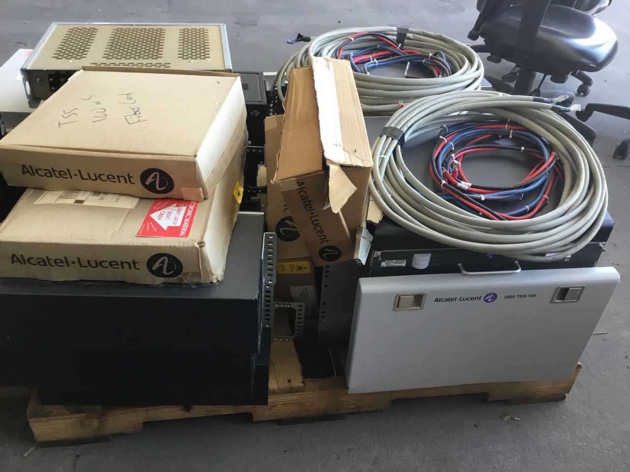 Three Pallets of Electronic Communication Equipment - ELECTRICAL COMPONENTS