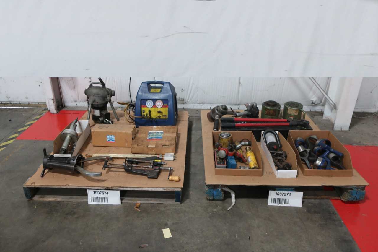 2 PALLETS OF ASSORTED TOOLS,PARTS AND ACCESSORIES - HAND TOOLS