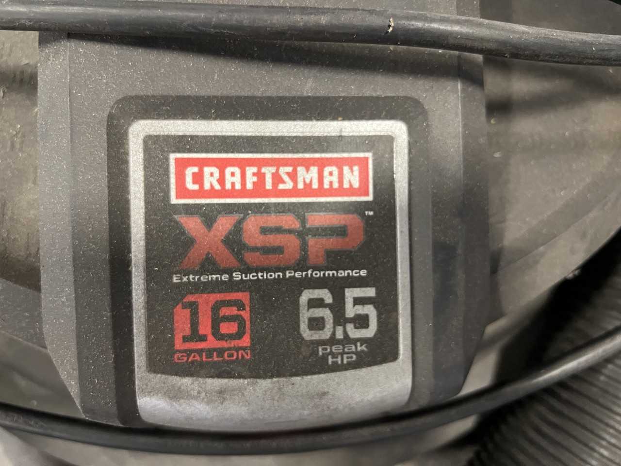 Lot of 4 craftsman XSP Extream Suction Performance 16 Gallon 6.5 peak Hp shop vac - MATERIAL HANDLING