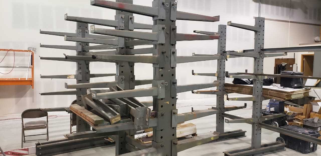Horizontal Material Storage Rack - MACHINING EQUIPMENT