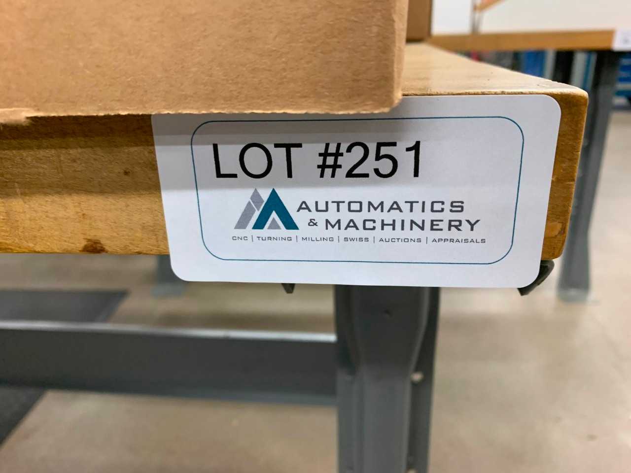 Wood Top Work Bench (Contents Not Included) - PLANT & FACILITY