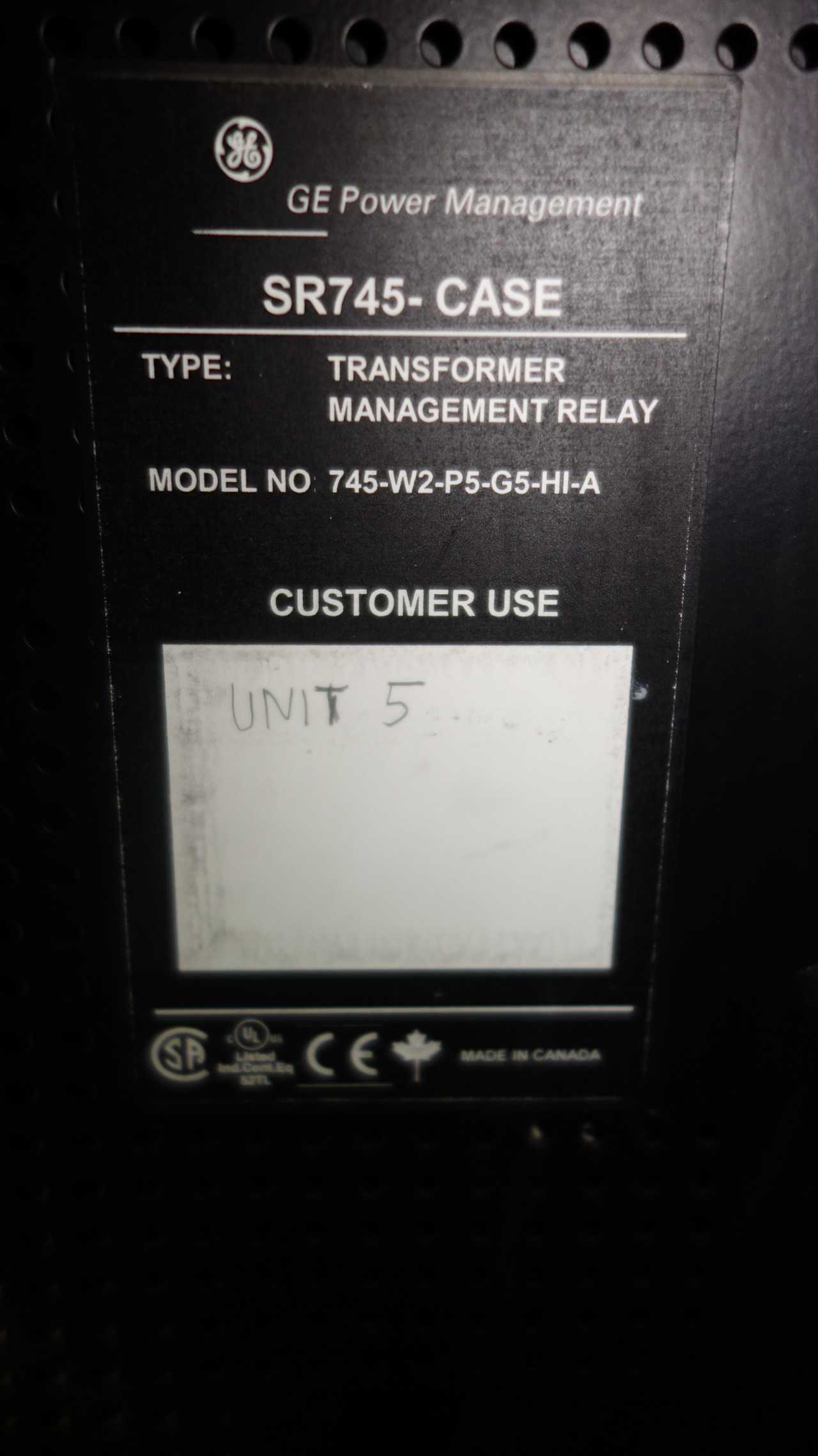 GE INDUSTRIAL EX2000 EXCITATION SYSTEM EXCITER - AUTOMATION & CONTROLS