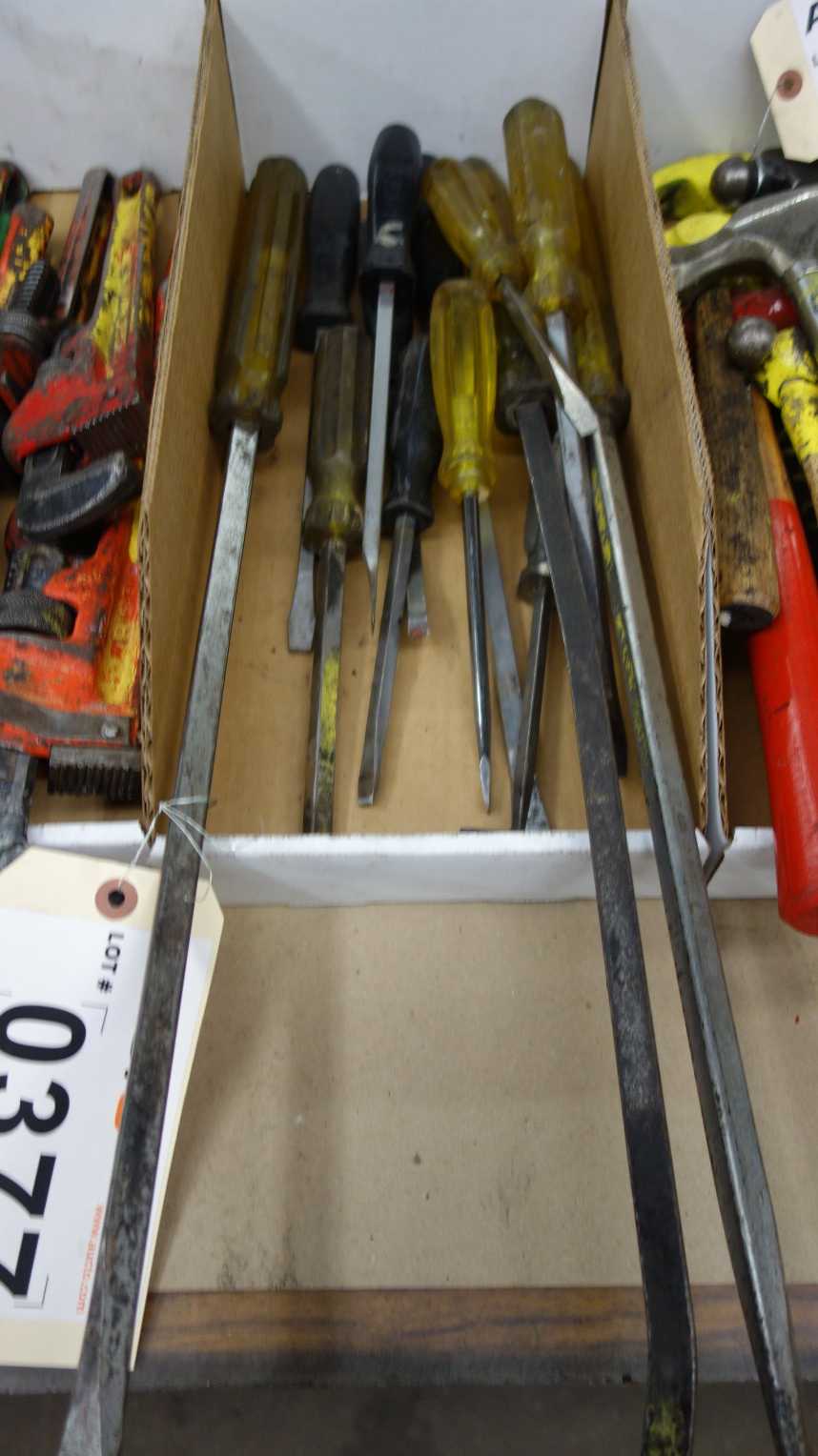 LOT OF FLATHEAD SCREWDRIVERS - ELECTRIC POWER TOOLS