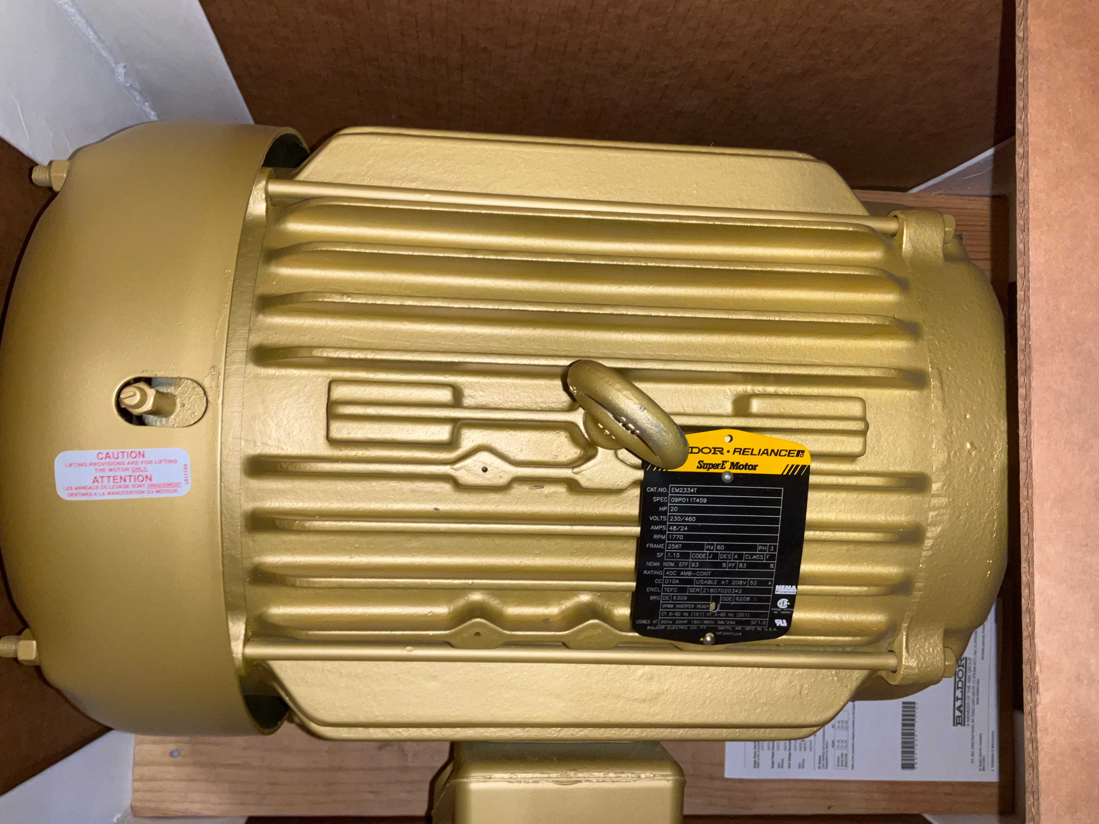 BALDOR RELIANCE EM2334T AC MOTOR - AC MOTOR BALDOR RELIANCE EM2334T AC MOTOR - AC MOTOR