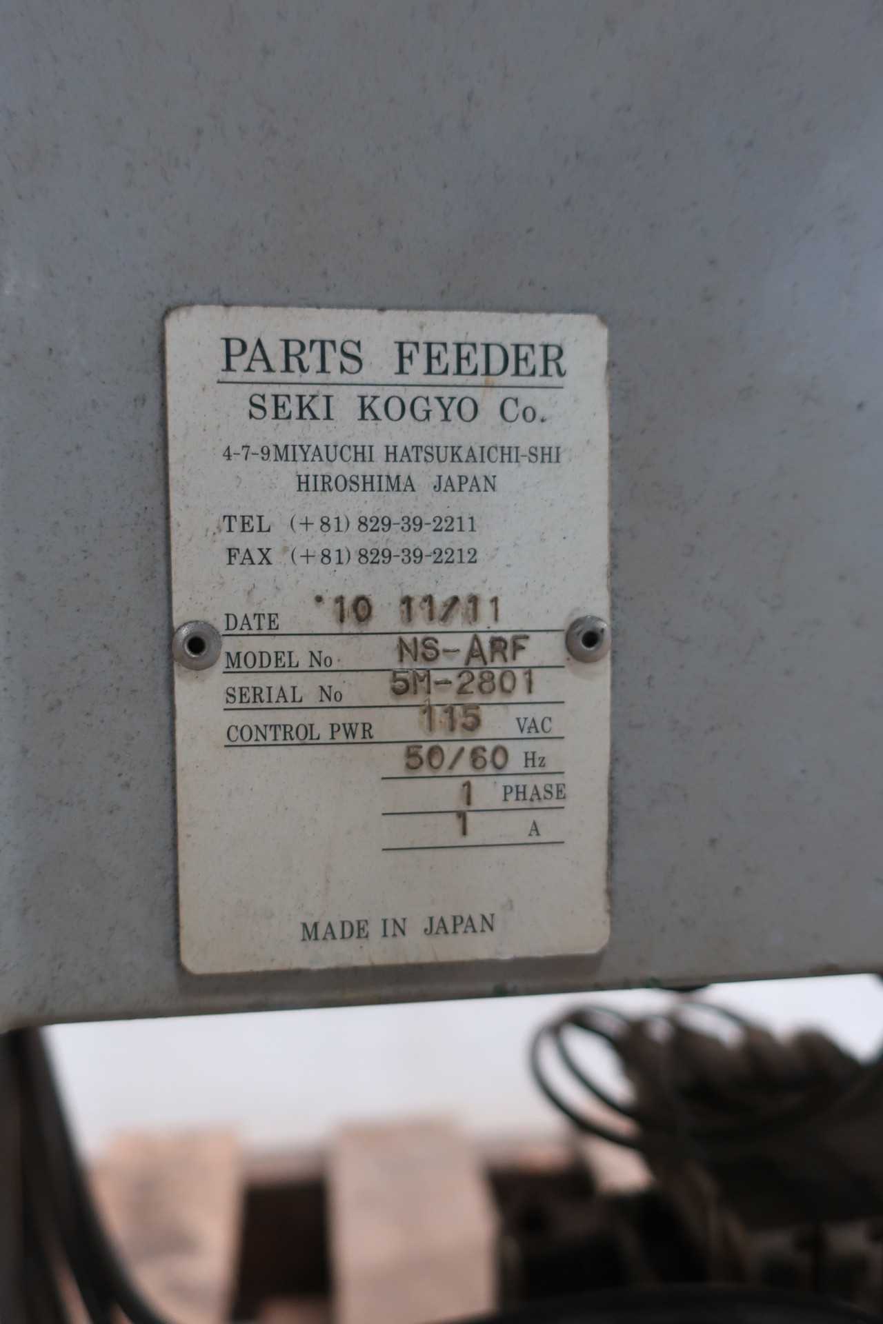 SEKI KOGYO PARTS FEEDER - MACHINING ACCESSORIES & TOOLING