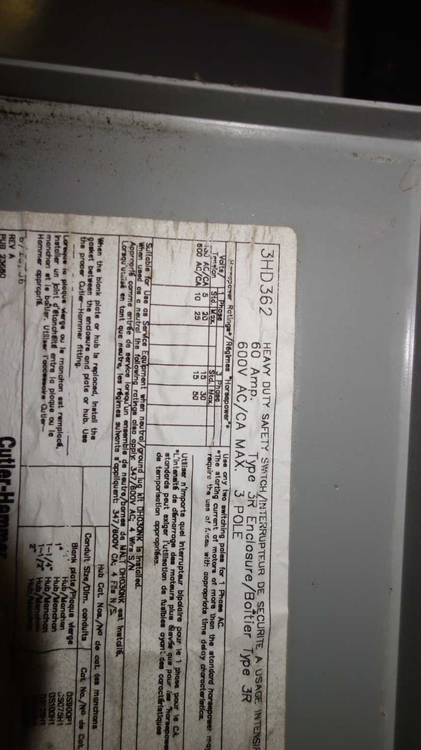 LOT OF ASSORTED ELECTRICAL MRO - DISCONNECT SWITCHES