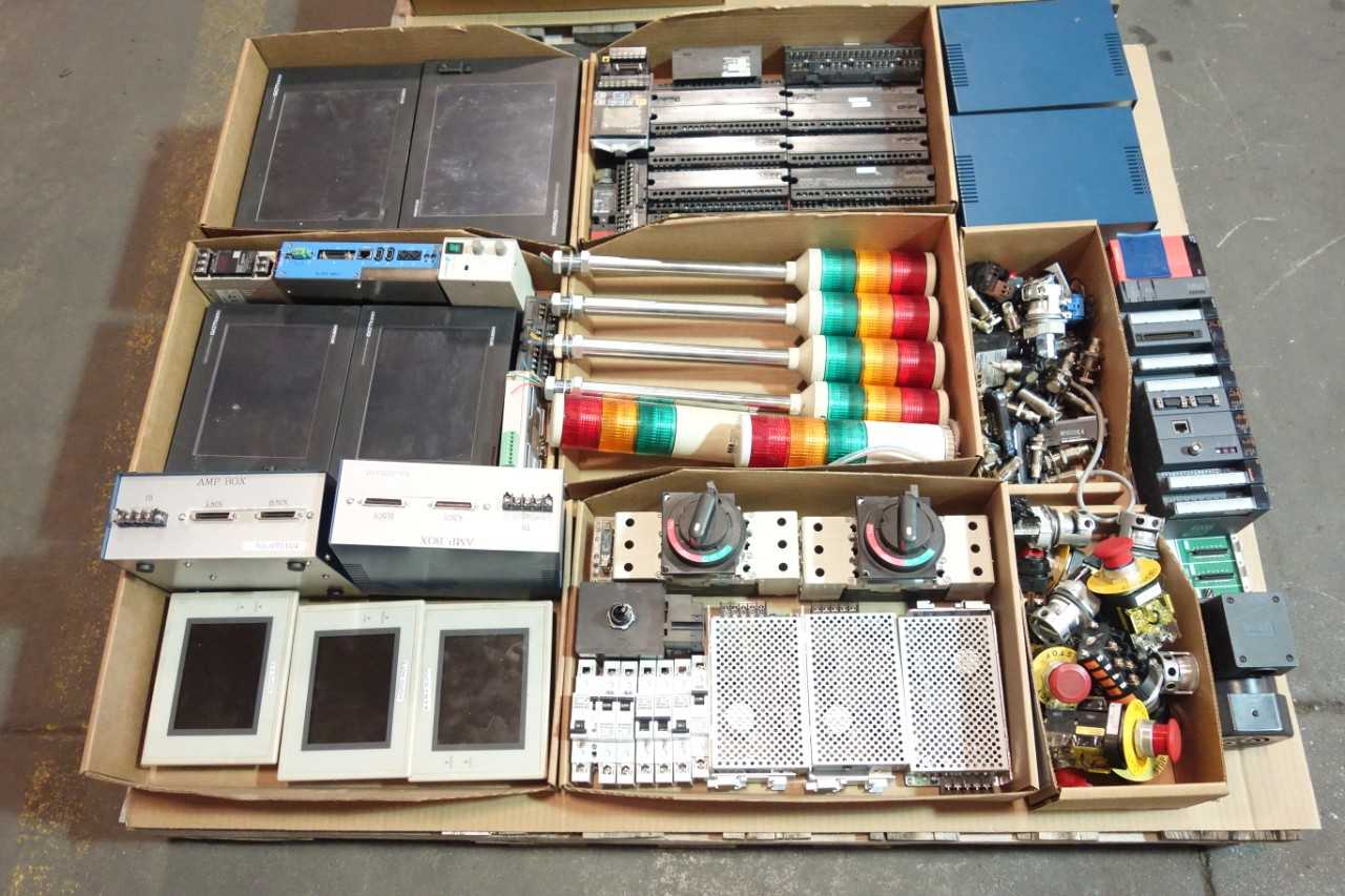 2 PALLETS OF ASSORTED ELECTRICAL CONTROLS - ELECTRICAL COMPONENTS