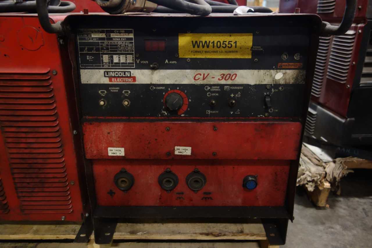 LOT OF 3 LINCOLN ELECTRIC CV 400  CV 300 WELDERS - WELDING EQUIPMENT
