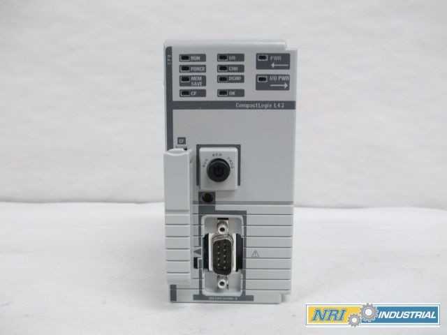 ALLEN BRADLEY 1768-L43 COMPACTLOGIX CONTROLLER MODULE SER A - AUTOMATION & CONTROLS