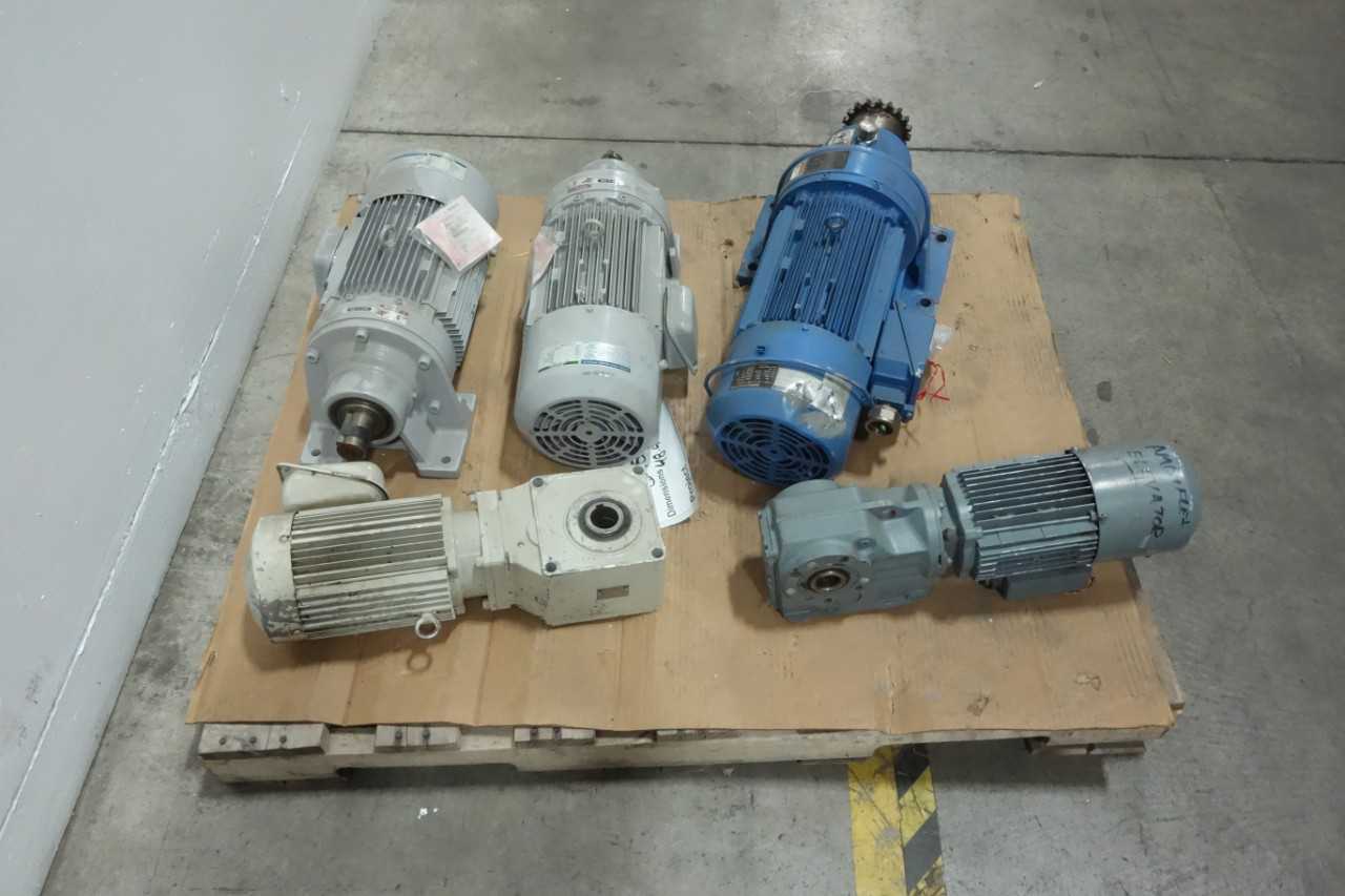 PALLET OF ASSORTED GEARMOTORS - HAND TOOLS