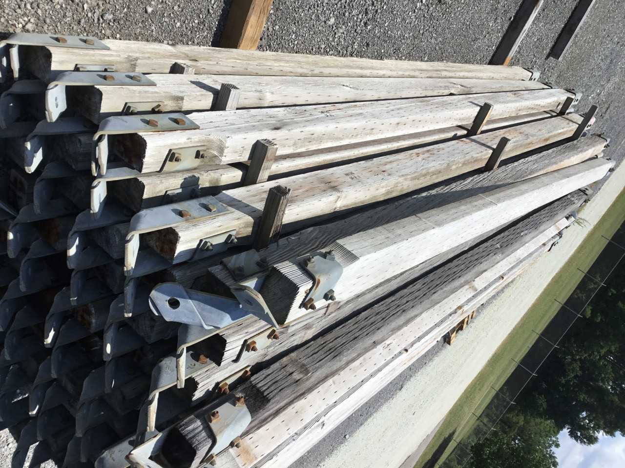 A Lot of Wooden Poles - ELECTRIC POWER TOOLS