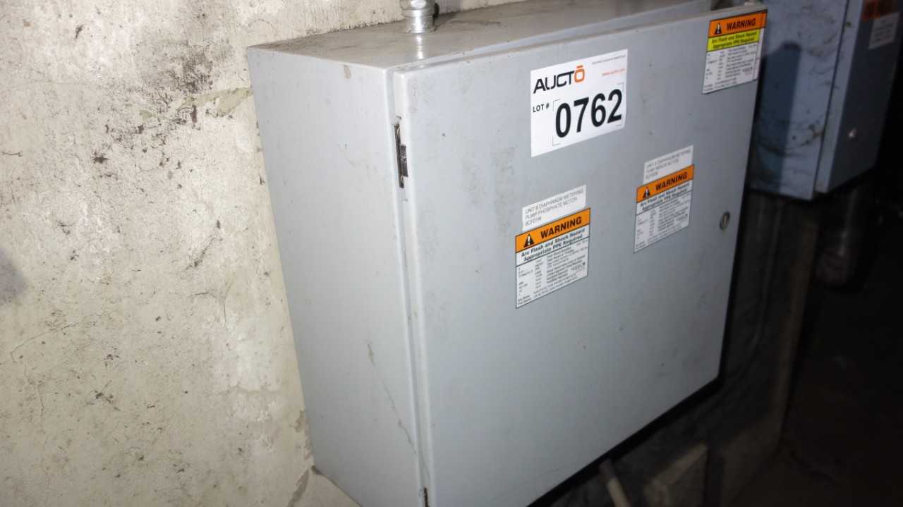 CONTROL PANEL W/ 2X ALLEN BRADLEY 509-AOD SIZE 0 STARTER - AUTOMATION & CONTROLS