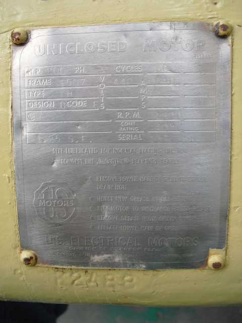 200 HP 1800 RPM 1507 Frame US Electric Motor - ELECTRIC MOTORS