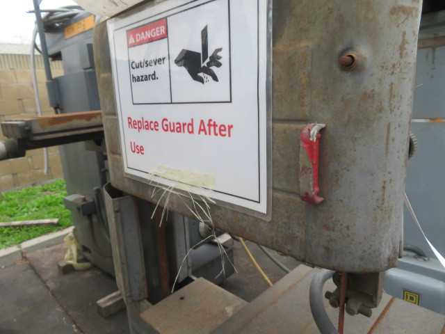 Quarter Inch Blade Vertical Band Saw - MACHINING ACCESSORIES & TOOLING