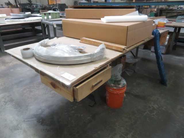 118" x 48" Work Table, no contents - MISCELLANEOUS