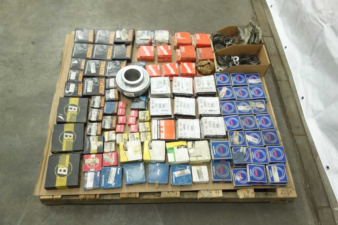 PALLET OF ASSORTED ROLLER, INSERT BEARINGS - BEARINGS