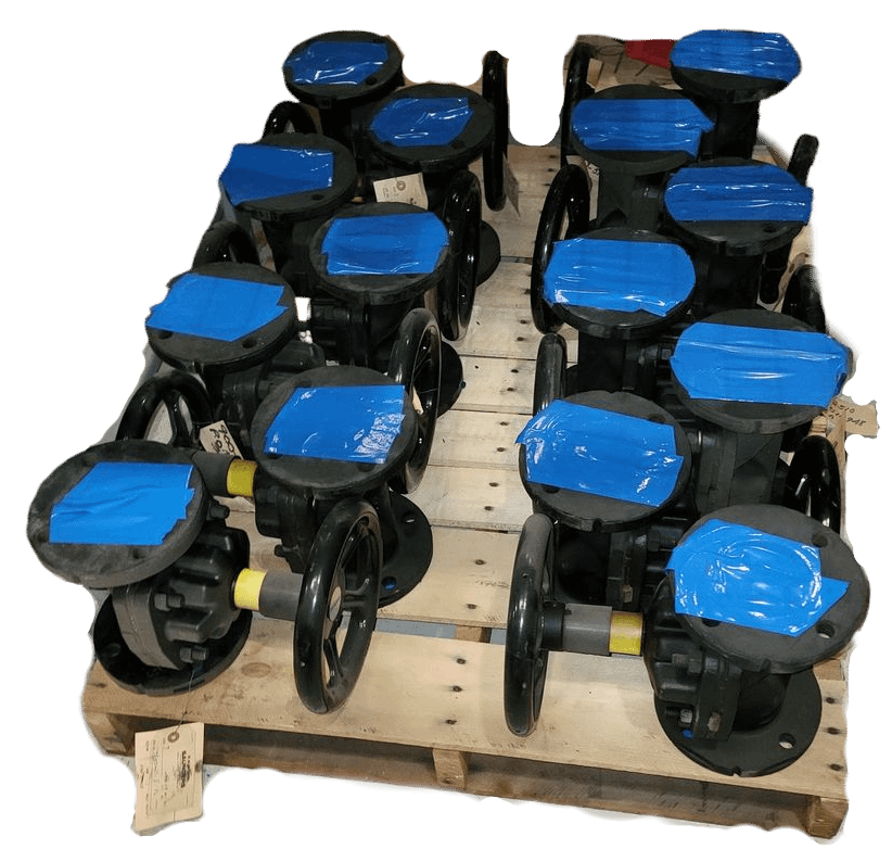 BULK LOT OF ASSORTED VALVES QTY 4 PALLETS - VALVES