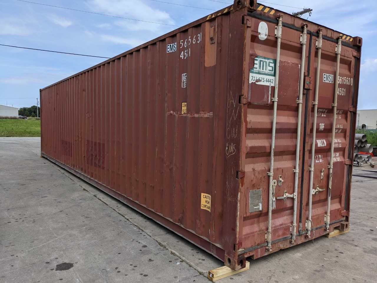 EMS EMSU5615630 HIGH CUBE 40' SHIPPING CONTAINER - ELECTRIC POWER TOOLS