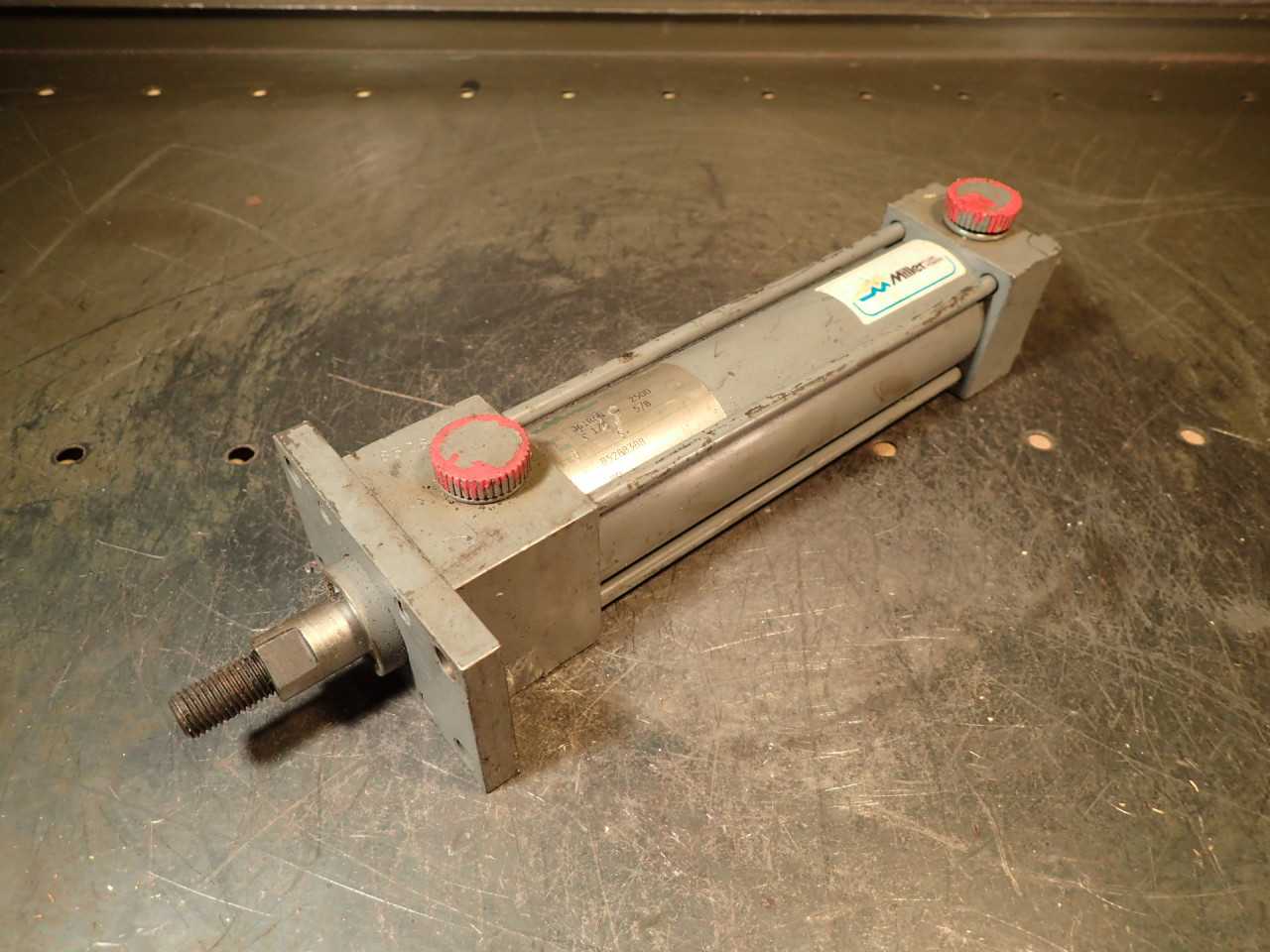Miller J61R4N Double Acting Hydraulic Cylinder: 1-1/2" Bore, 5" Stroke, 2500-PSI - PNEUMATIC CYLINDERS & ACTUATORS