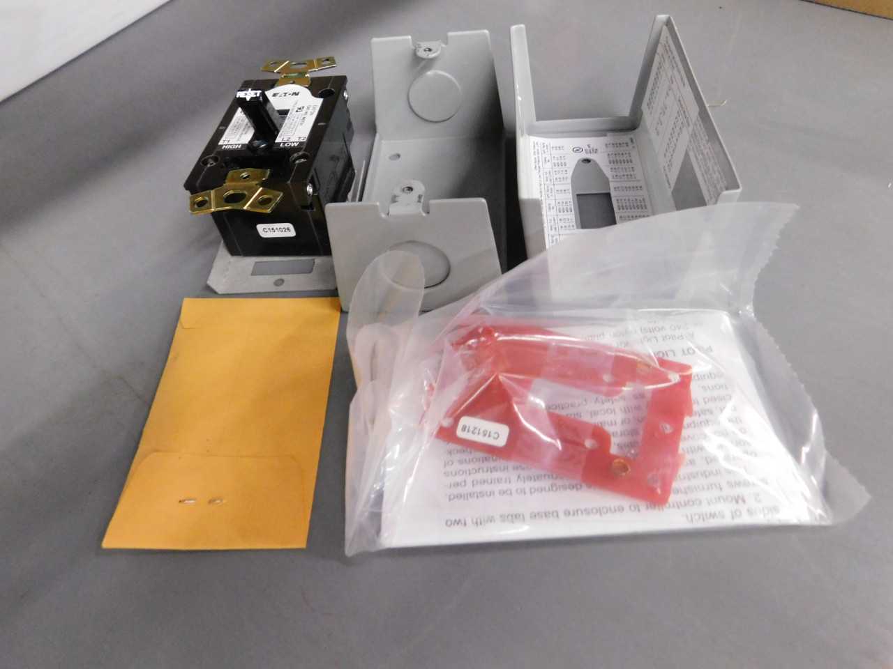 Lot of 1 Insulated Case, 3 WT Enclosures, and 1 MS Starter - MOTOR STARTERS