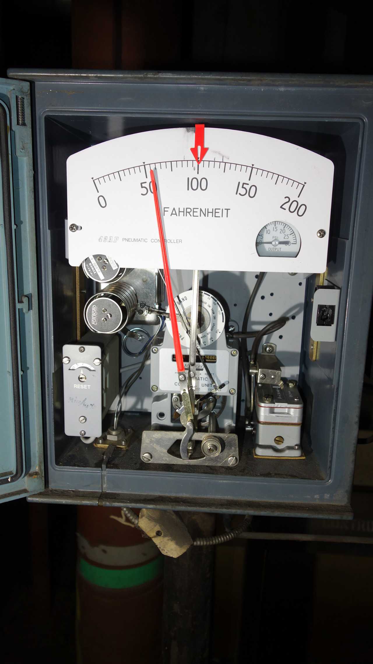 FOXBORO 43AP-FA42D PNEUMATIC CONTROLLER - AUTOMATION & CONTROLS