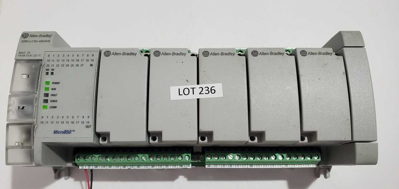 Allen Bradley Micro 850 2080-LC50-48QWB PLC - AUTOMATION & CONTROLS Allen Bradley Micro 850 2080-LC50-48QWB PLC - AUTOMATION & CONTROLS