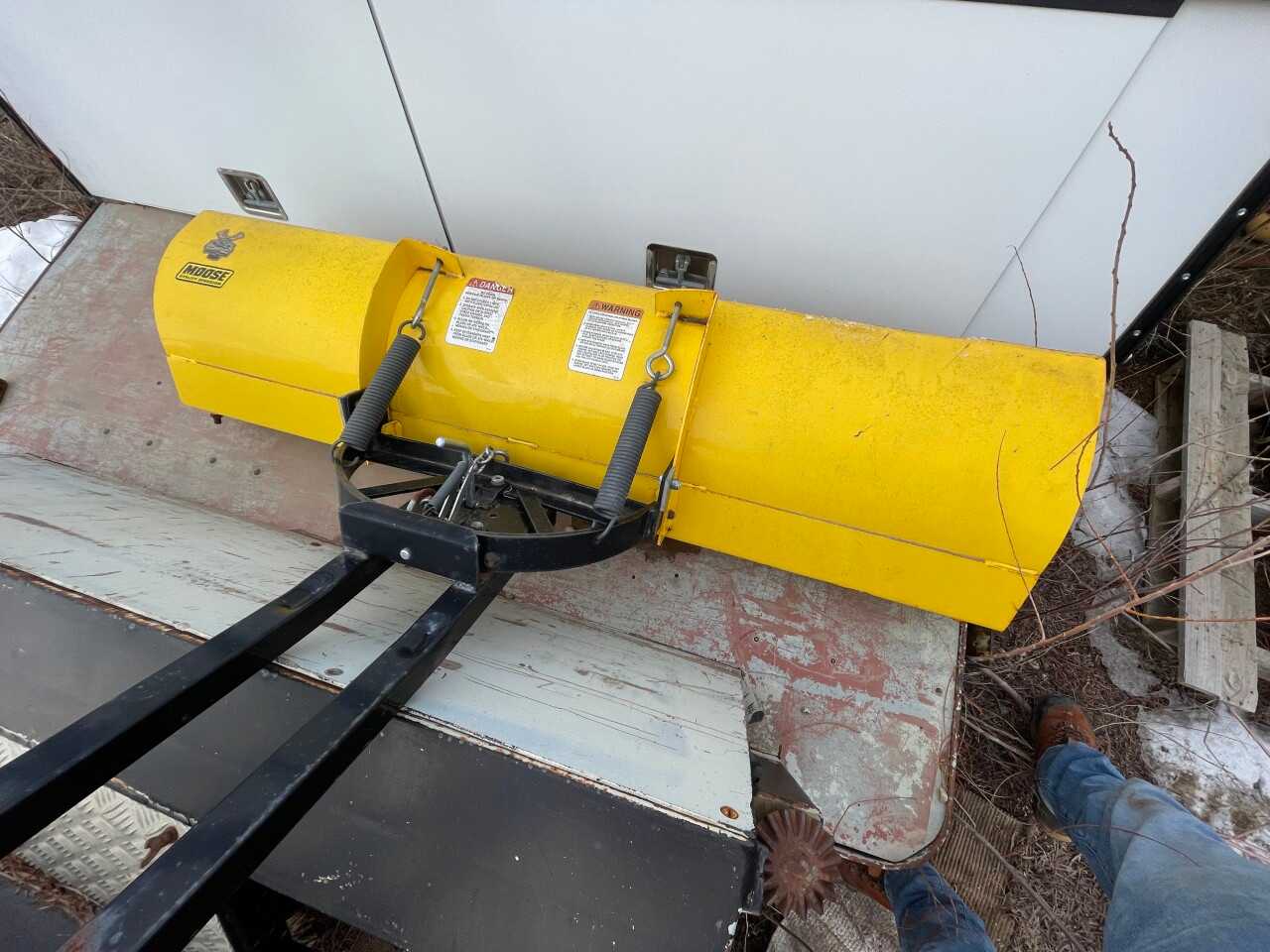 Plow for Quad - CONSTRUCTION EQUIPMENT ATTACHMENTS