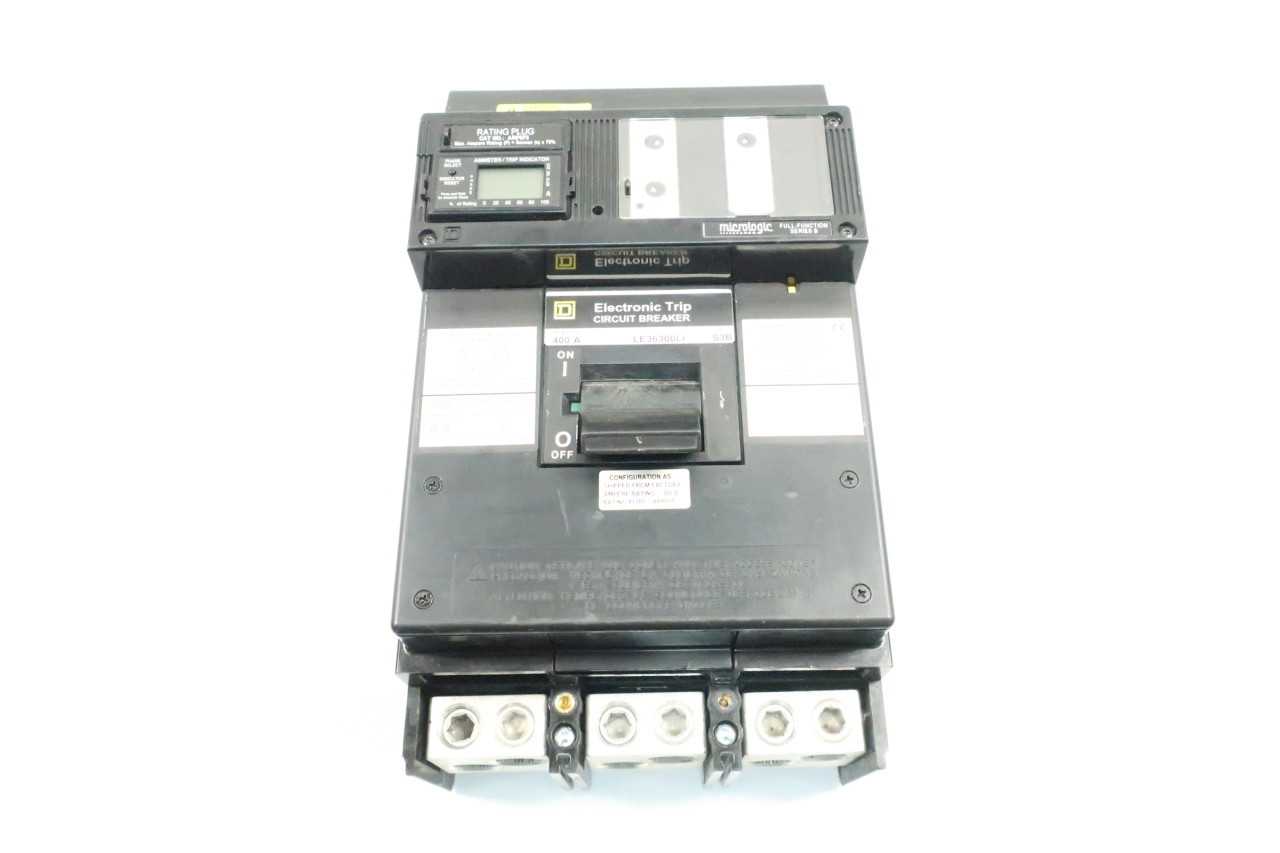 SQUARE D LE36300LI CIRCUIT BREAKER 400A - CIRCUIT BREAKERS