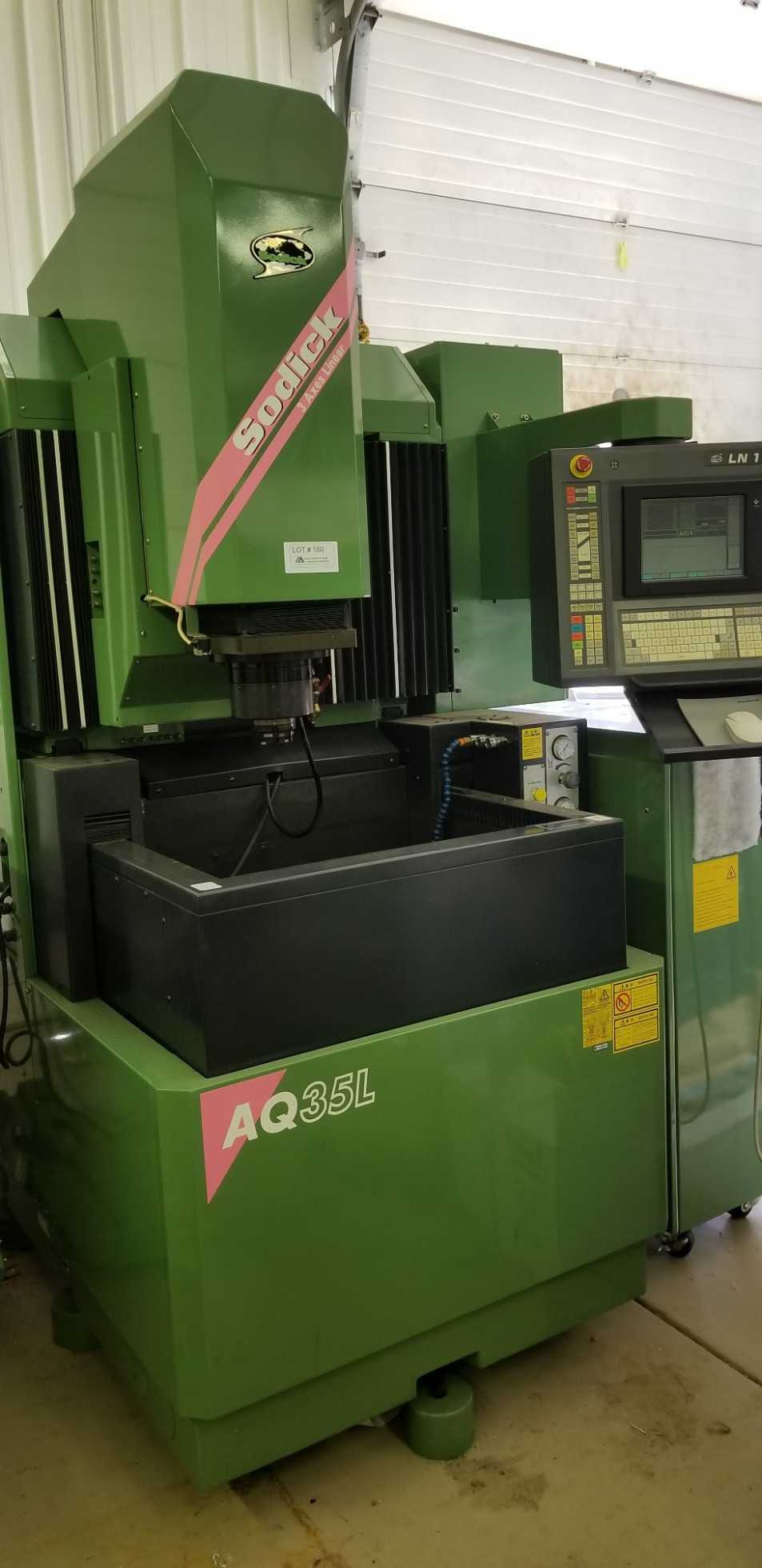 Sodick AQ35L CNC Sinker EDM - MACHINING ACCESSORIES & TOOLING Sodick AQ35L CNC Sinker EDM - MACHINING ACCESSORIES & TOOLING