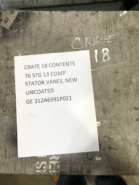 Stage 13 Compressor Stator Vanes - STEAM TURBINES
