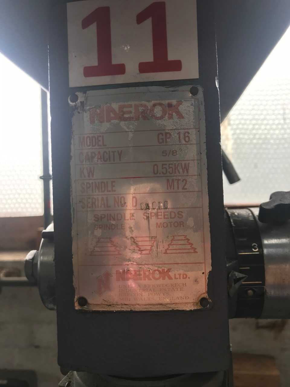 Naerok Pillar Drill - single phase - UPRIGHT DRILL PRESSES