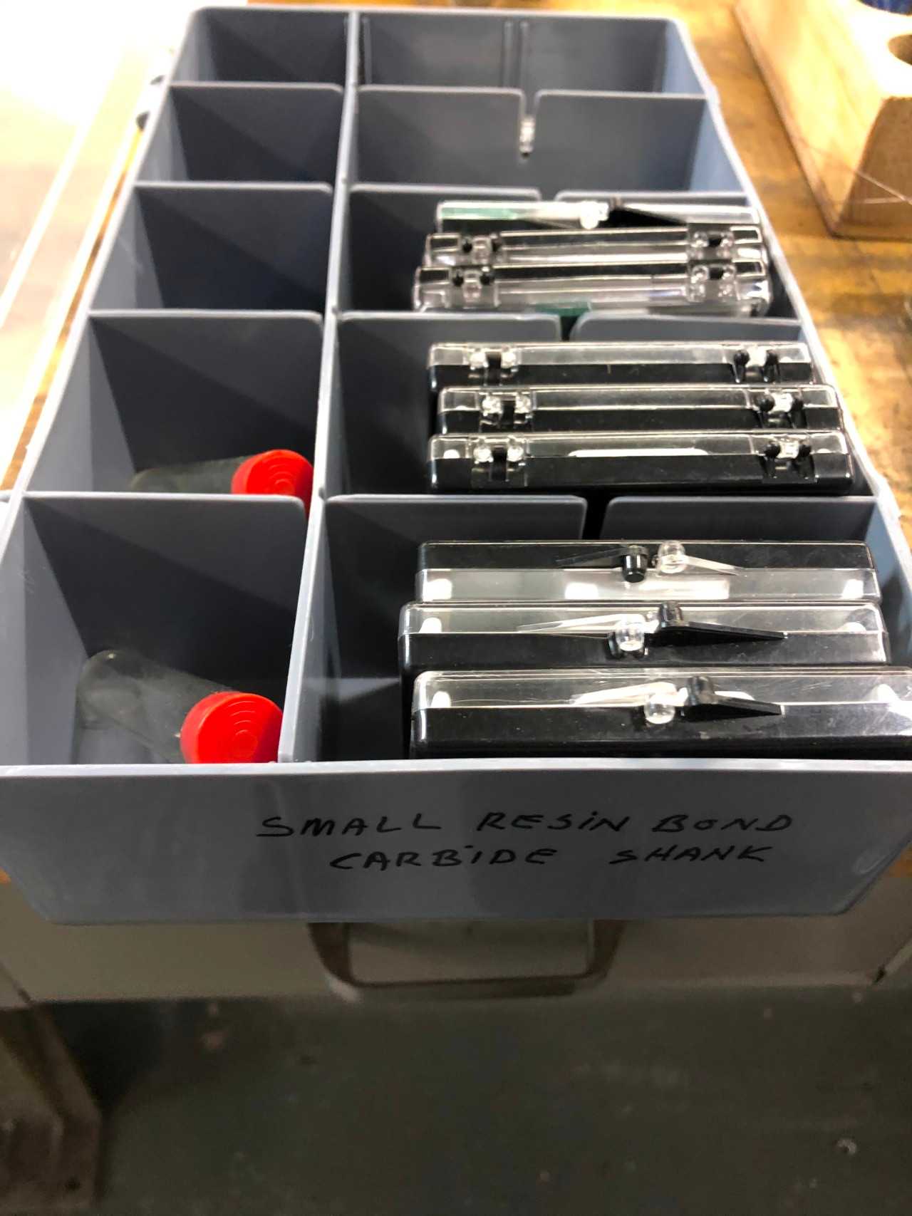 Lot 3 bins of Diamond Tools - ELECTRIC POWER TOOLS