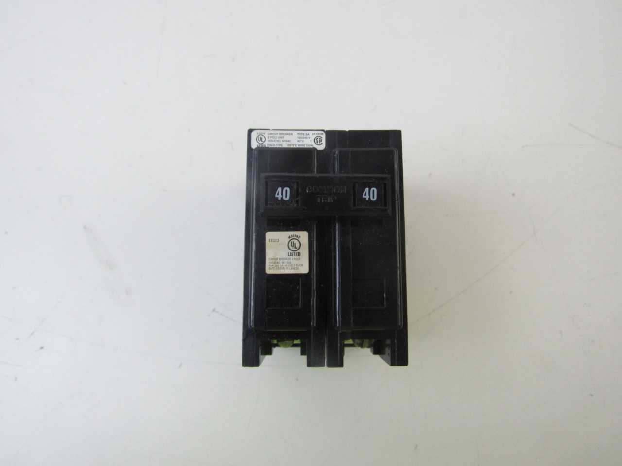 Quantity of 2x BAB2040H08 MCB/Residential Circuit Breakers - CIRCUIT BREAKERS