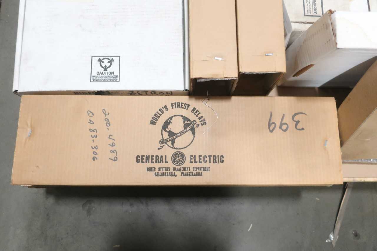 1 PALLET OF ASSORTED ELECTRICAL CHASSIS MODULES, SWITCH CONTROLS, CIRCUIT BOARD CONTROLS, SERVO CONTROLLER, AMP RACK- GENERAL ELECTRIC, INDUSTRIAL DYNAMICS, YASKAWA, BLACK BOX - AUTOMATION & CONTROLS