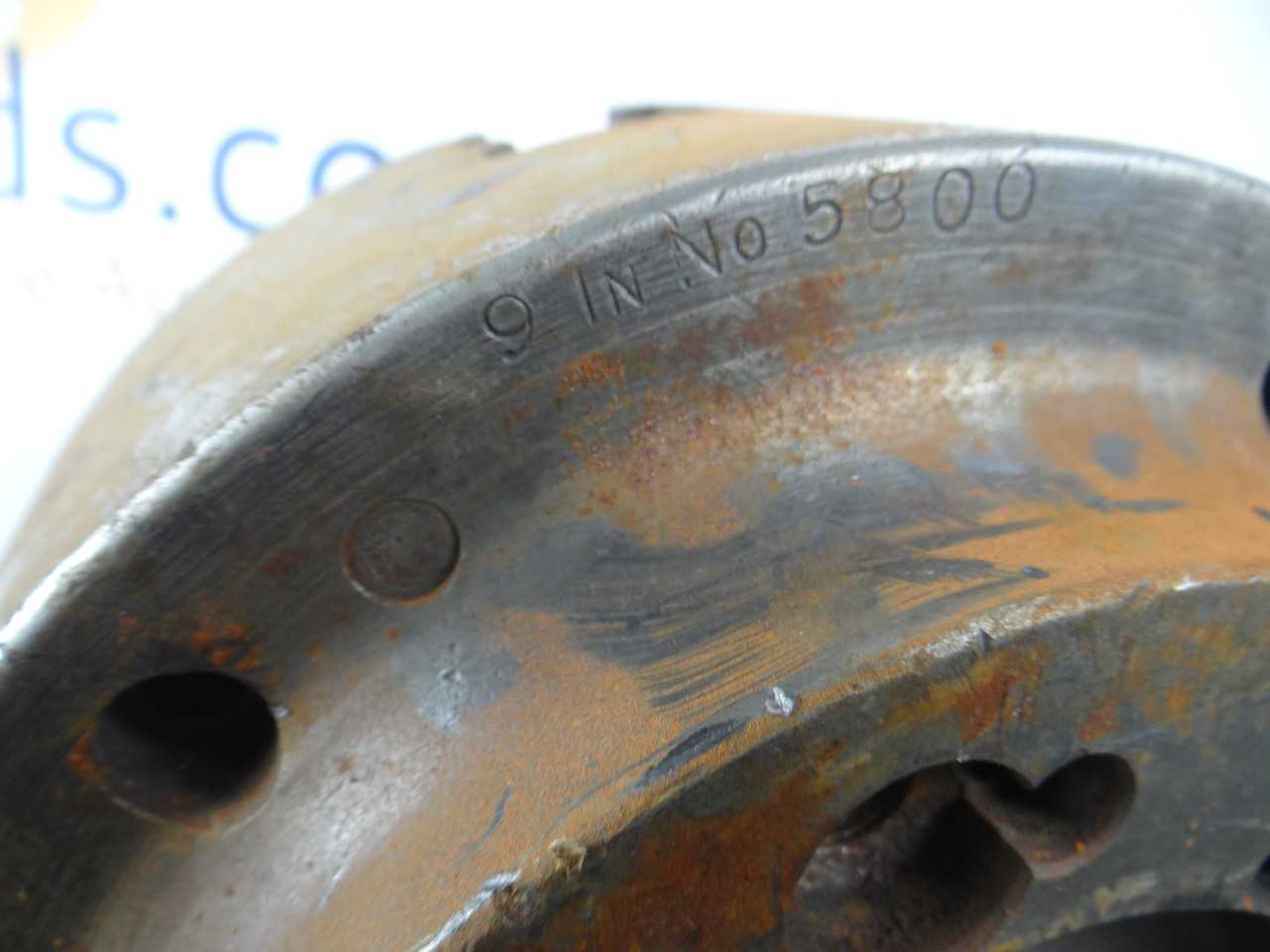 UNION MFG 9 INCH LATHE CHUCK 3 JAW D1 6 MOUNT - HOLEMAKING TOOLS