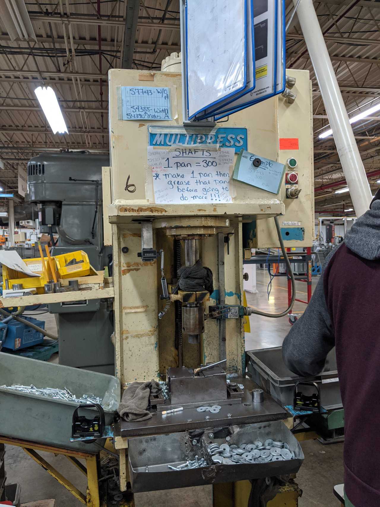 6 Ton Denison Hydraulic Press Multipress - PRESSES 6 Ton Denison Hydraulic Press Multipress - PRESSES