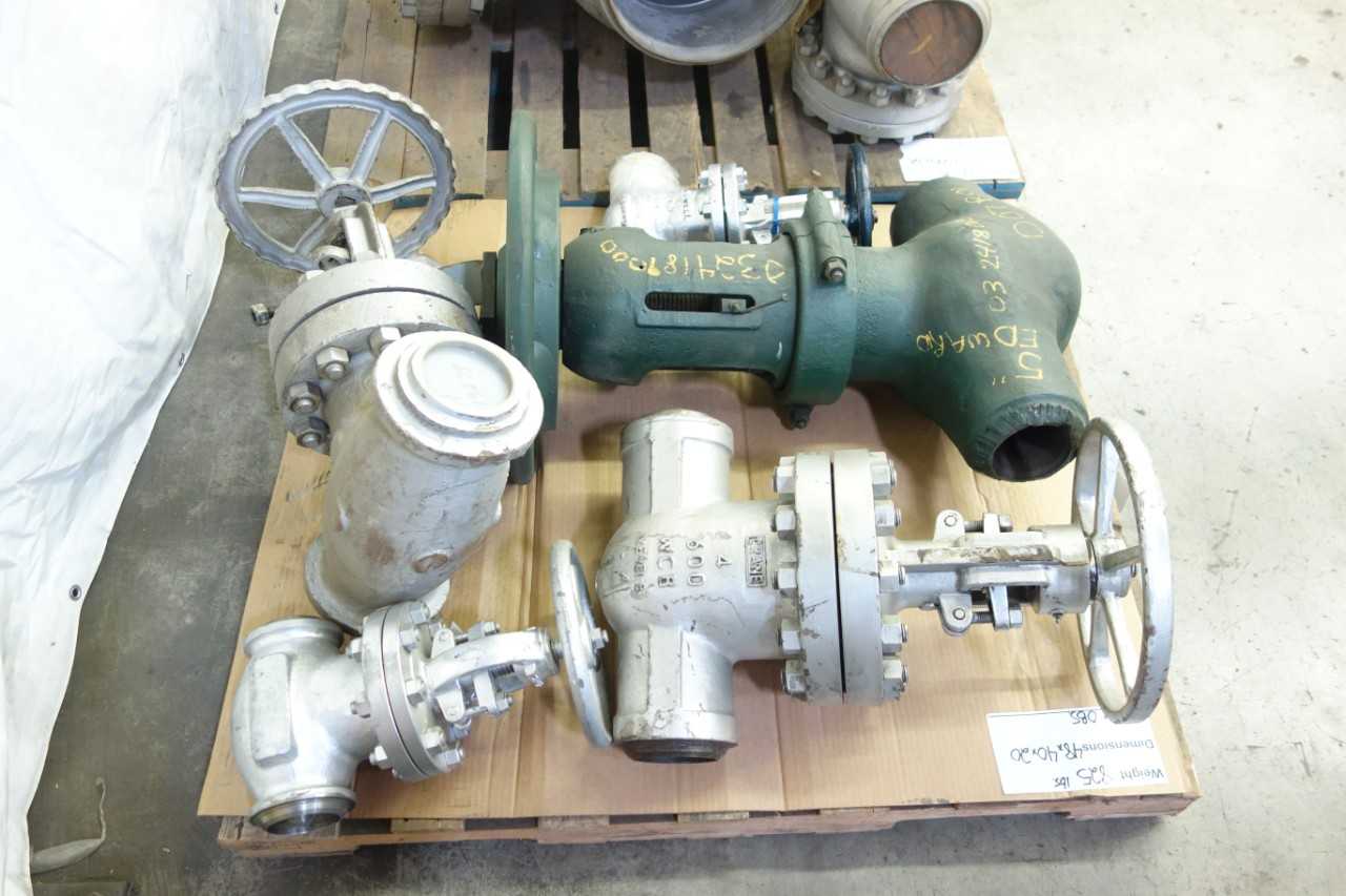 2 PALLETS OF ASSORTED BUTT WELD VALVES - VALVES