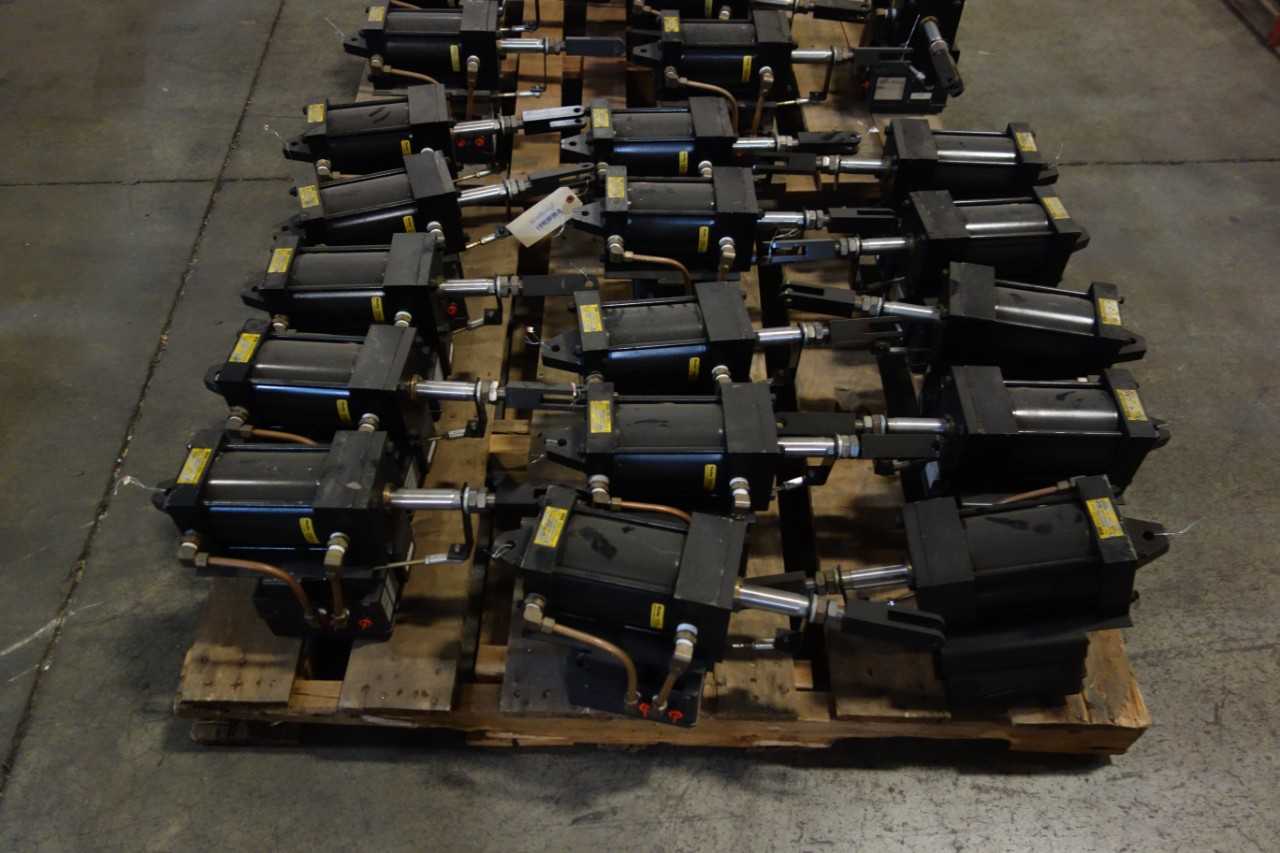 2 PALLETS OF PARKER DOUBLE ACTING PNEUMATIC CYLINDERS   FBB2AUV813A - PNEUMATIC CYLINDERS & ACTUATORS