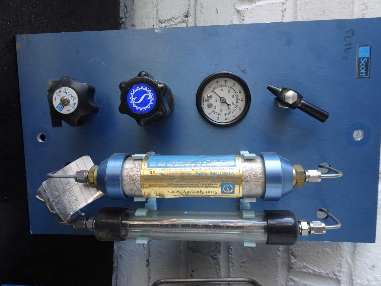 SCOTT Stainless Gas control panels W/ regulators and dryers - AUTOMATION & CONTROLS