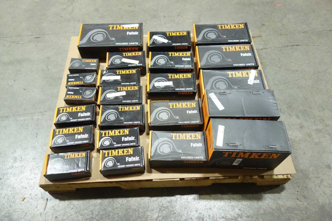 PALLET OF TIMKEN HOUSED BEARING UNITS - BEARINGS
