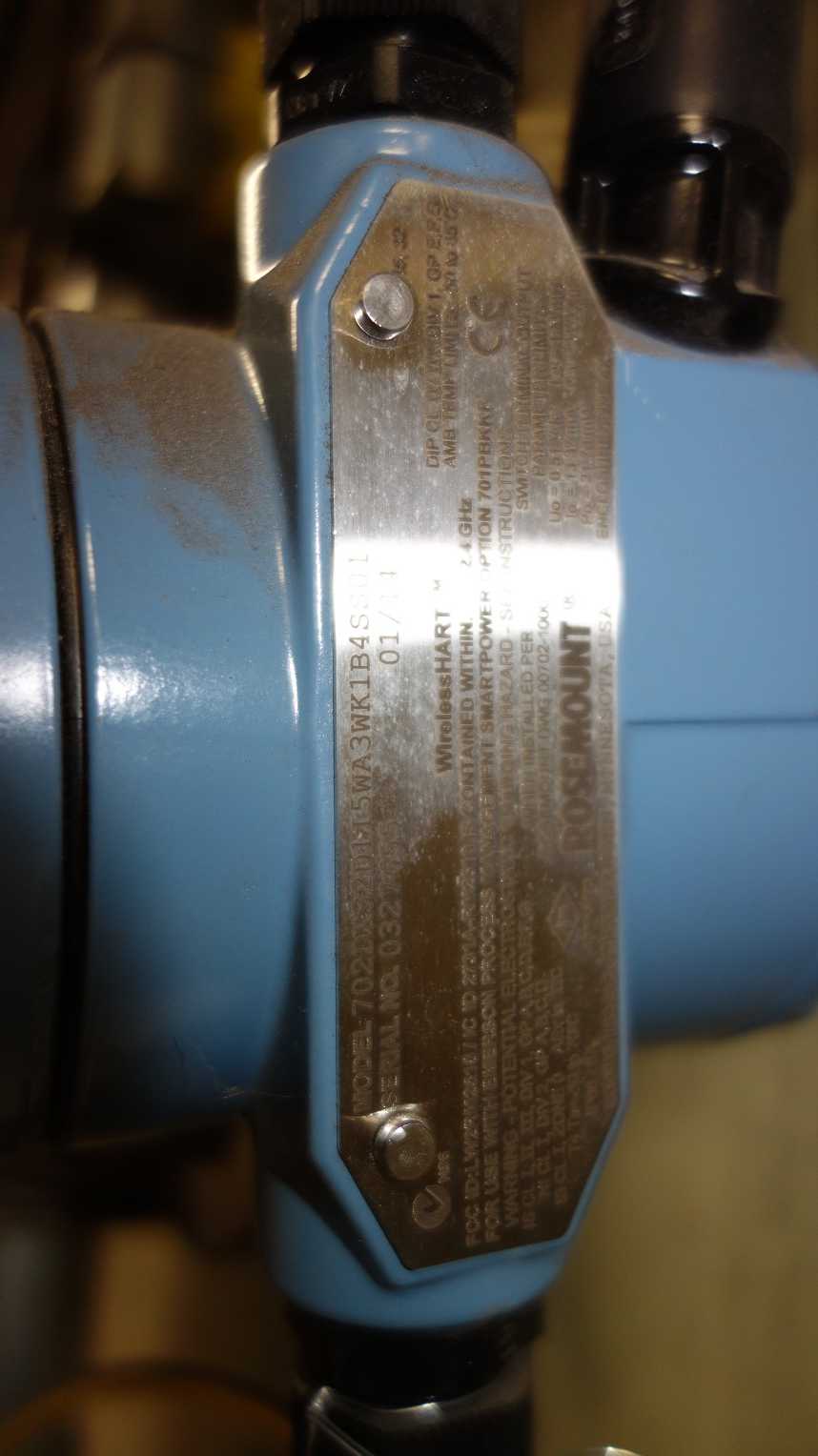 ROSEMOUNT 702DX32D1I5WA3WK1BSS01 WIRELESS TRANSMITTER - INSTRUMENTATION