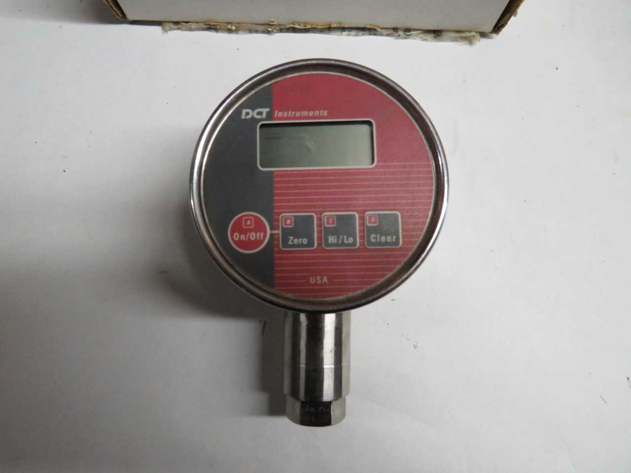 DCT INSTRUMENTS JKW2KGZ 0-2000 PSIG DIGITAL GAUGE - ELECTRIC POWER TOOLS