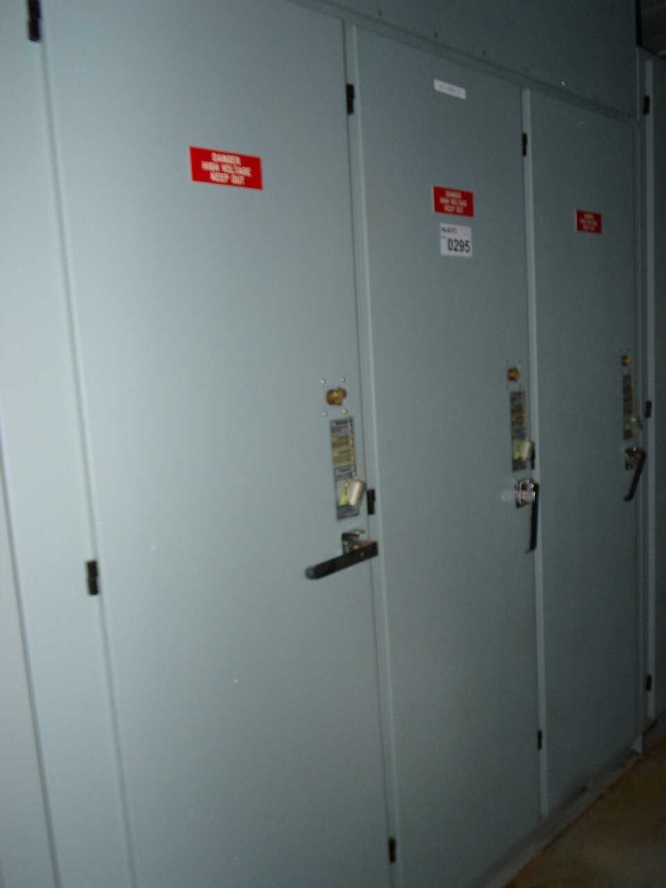 SIEMENS  CELL CABINET #2S, 3 SECTIONS - ELECTRICAL COMPONENTS