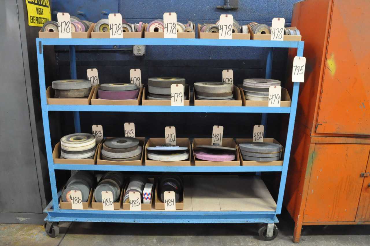 2 Portable Shelving Carts and 1 Shelving Unit - SHELVING