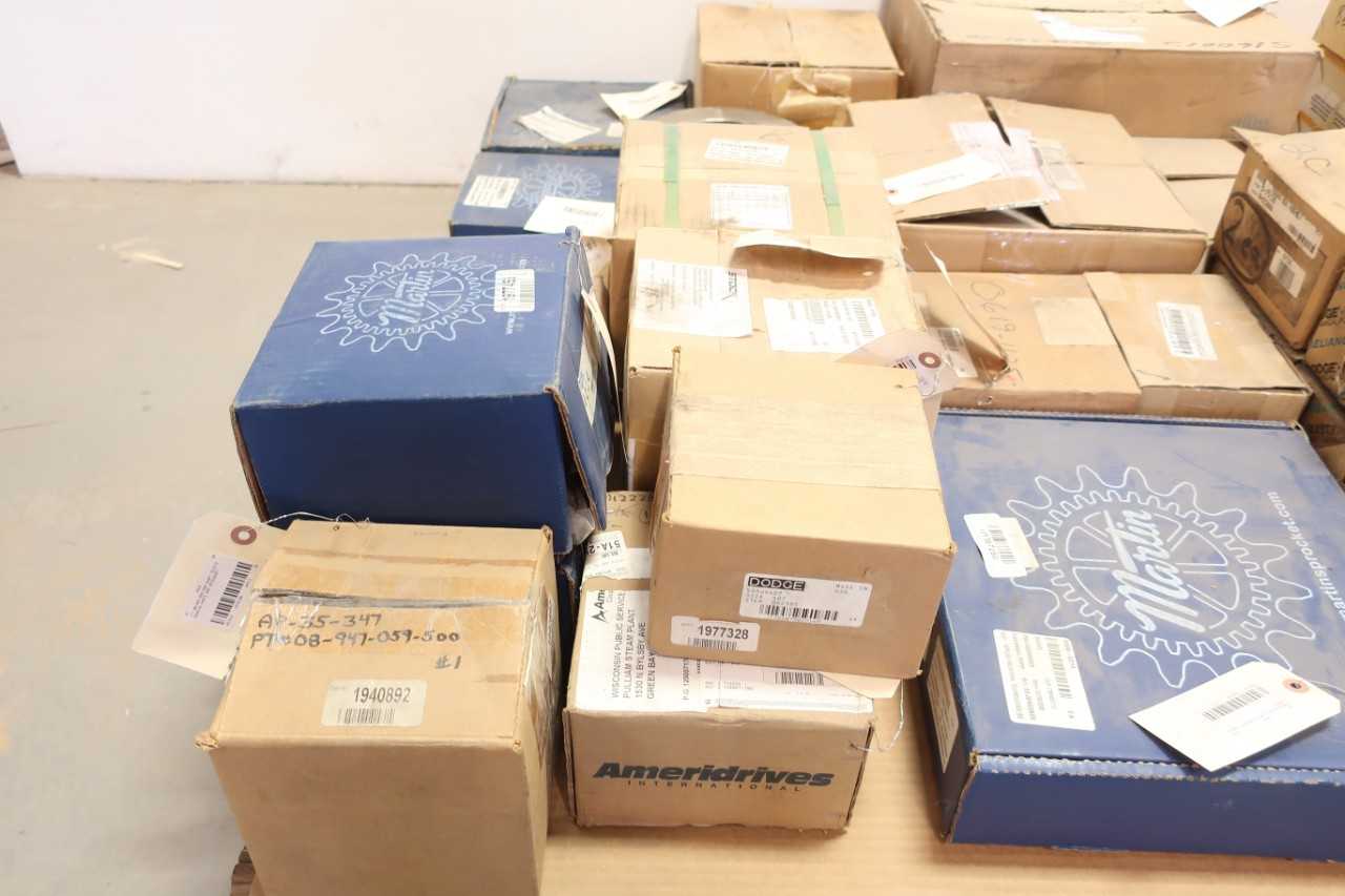 2 PALLETS OF ASSORTED POWER TRANSMISSION - POWER TRANSMISSION